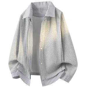 Рубашка Unisex Lapel Moderate Mock Two Piece X1617, черный