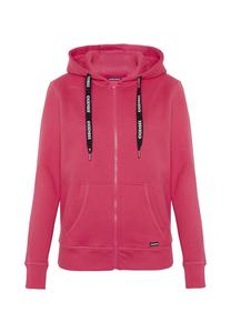 Толстовка с капюшоном и полосой с логотипом CHIEMSEE, цвет Raspberry