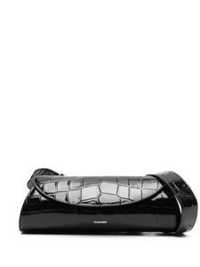 Маленькая сумка Cannolo через плечо Jil Sander, черный