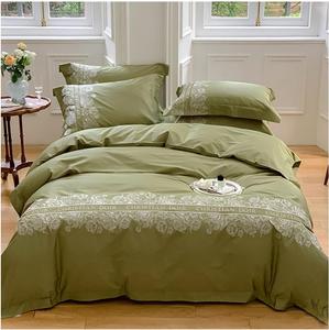 CAIMIAO Комплект постельного белья Green легкий на все сезоны Green