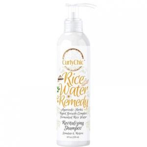 Восстанавливающий шампунь на основе рисовой воды 8 жидких унций Curly Chic