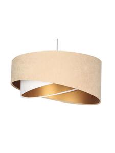 Подвесной светильник Ø 50 x (T)102 см в белом, бежевом и золотом цветах Licht-Erlebnisse