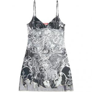 Мини-платье с принтом D Inlay DIESEL, мультиколор