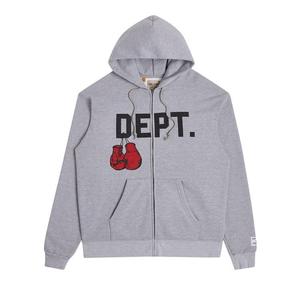 Худи Gallery Dept. Boxing Merch Zip Hoodie, Heather Grey