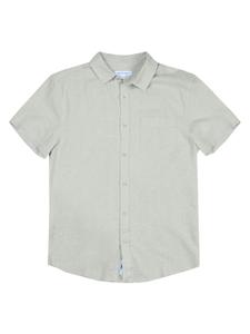 Винтажная льняная рубашка с коротким рукавом Vintage Summer, цвет Sage