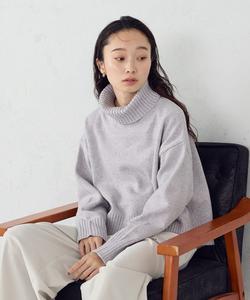 Вязаный топ с открытыми плечами и высоким воротником Comme Ca Ism, цвет Lilac