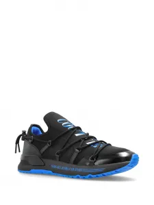 Кроссовки с логотипом Versace Jeans Couture, черный