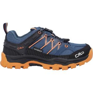 Трекинговые ботинки детские Rigel Low Trekking Shoes wp Cmp, цвет bluesteel-flame