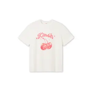 Футболка с рукавом дроп-шоулдер женская KIRSH, белый