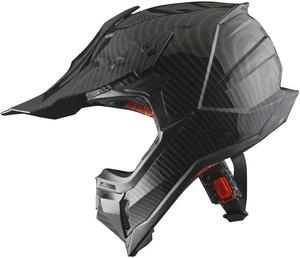 Шлем 1Storm JH601 Fiber для мотокросса, черный