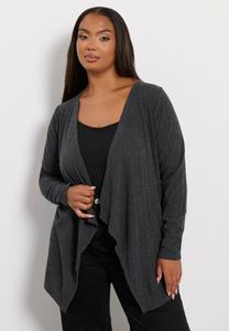 Кардиган Yours Clothing Cardigan, Charcoal/Dark Grey