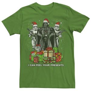 Мужская футболка Darth Vader Stormtroopers I Can Feel Your Presents Star Wars