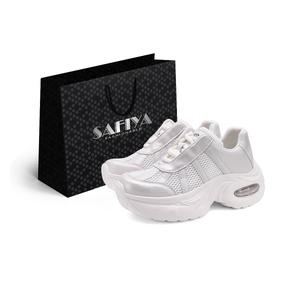 Низкие массивные кроссовки женские SAFIYA, White