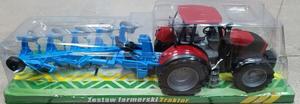 Игрушка большой трактор с плугом для мальчика 4911. Gazelo