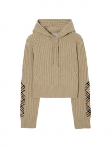 Толстовки и худи Burberry, бежевый