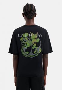 Футболка Tomorrowland Store ICON BLOSSOM BACK , Deep Black/Black