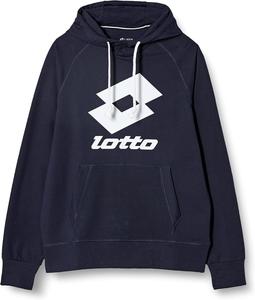 Толстовка Lotto SMART SWEAT HD Hoodie (211006) - мужская толстовка, одежда для дома и топ, темно-синий/ярко-белый
