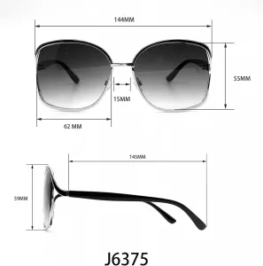 Женские солнцезащитные очки Jessica Simpson J5393: вневременная элегантность и винтажный стиль, овальная форма, Silver White