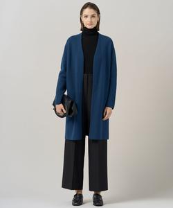 Длинный кардиган из крафтовой шерсти