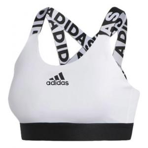 Бюстгальтер (WMNS) adidas Don't Rest Branded Bra 'White Black' Asia Sizing