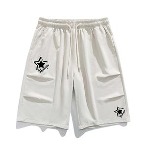 Повседневные шорты Unisex Moderate HUANQIU, экрю