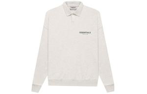 Футболка-поло унисекс FW21 Light Oatmeal Fear Of God Essentials, светло-бежевый