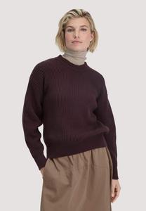 Джемпер Hessnatur RELAXED, Schwarzbeere/Bordeaux