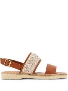 Плетеные сандалии H660 Hogan, коричневый