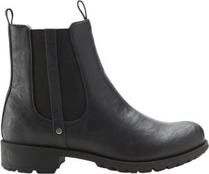 Женские ботильоны ellos Chelsea с широкой посадкой, подкладкой из шерпы и искусственной кожей, Black