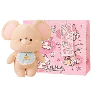 Мягкая игрушка Mengli Infinite Cute Lele Rat высотой 30см/50см Handsome, коричневый