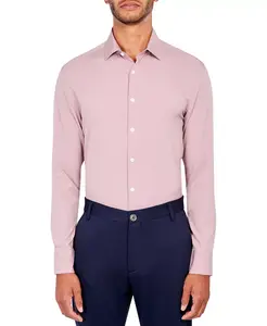 Мужская классическая рубашка Ceremony Performance с охлаждающим эффектом, из эластичной ткани ConStruct, розовый