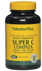 Комплекс Super C, 60 таблеток Natures Plus