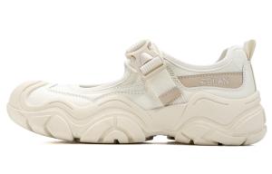 Кроссовки для образа жизни женские низкие бежевая Eblan