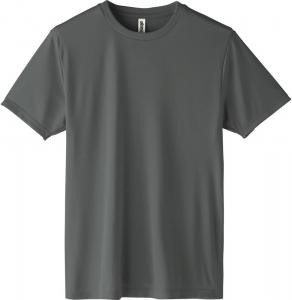 Футболка с коротким рукавом Glimmer 00350-AIT из трикотажа Interlock Dry плотностью 3,5 унции, с круглым вырезом, темно-серый