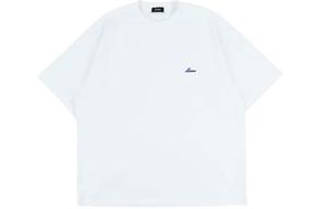 Футболка из хлопка с вышитым логотипом WE11DONE Белая