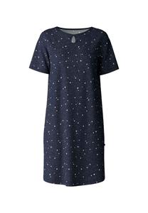 Женская ночная рубашка с коротким рукавом, длина 95 см CALIDA, цвет Peacoat Blue
