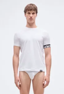 Рубашка с круглым вырезом в стиле «охотник за закатом» Dsquared2, White/Black