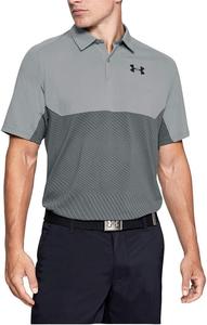 Under Armour мужская футболка для гольфа Tour Tips Blocked, Gray/ Pitch Gray