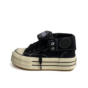 Износостойкие, легкие, увеличивающие рост, высокие женские кроссовки Lanza, Black