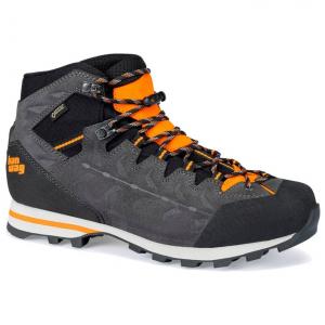 Ботинки для треккинга/горного туризма makra light gore-tex asphalt orange - 10 Hanwag