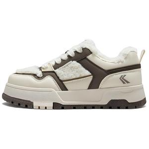 Feiyue Термические нескользящие лоу-топ скейтборд кроссовки Women's Beige Brown