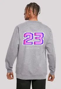 Толстовка F4NT4STIC "Новогодняя вечеринка Happy People Only", принт, серый