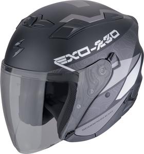 Реактивный шлем Scorpion exo-230, Black Matt/Silver