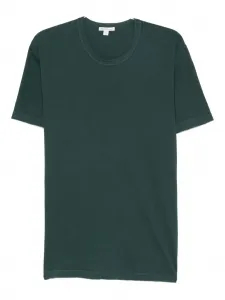 Футболка с круглым вырезом James Perse, зеленый