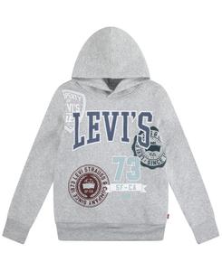 Толстовка с капюшоном Prep Crest для мальчиков 8-20 лет Levi's, Gray Heather