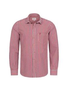 Традиционная рубашка Гарри с длинными рукавами красного цвета Nübler