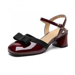 HUANAI Женские туфли на высоком каблуке, красные/бежевые