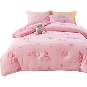 Вязаный хлопковый вельвет из соевого волокна летнее одеяло внутренний слой Sanrio, My Melody