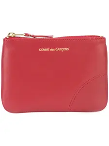 Кошелек с застежкой на молнию Comme Des Garçons Wallet, красный