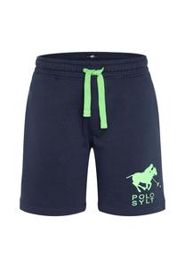 Шорты в стиле лейбла POLO SYLT, цвет Total Eclipse